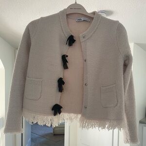 Zara bow sweater size S